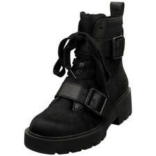 Bottines en cuir ZORRAH CALF HAIR Noir UGG Femme