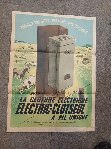 Affiche pour cloture - affiche,