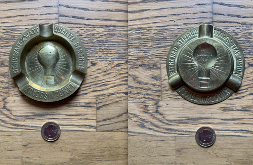 Rare petit cendrier cuivre - cendrier, en