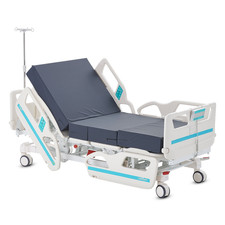 Lit D'Hôpital Entièrement Électrique 5 Fonctions Position Cardiaque 250 Kg