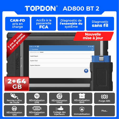 Topdon artidiag800 obd2 - topdon,