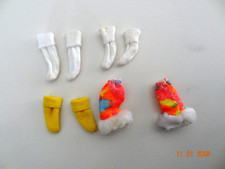 Accessoires chaussettes  vintage Barbie Mattel  années 1980  / 1990