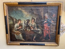 Huile sur toile marouflée