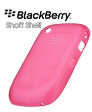 Housse originale Blackberry Curve 8520-9300 rose Soft Shell