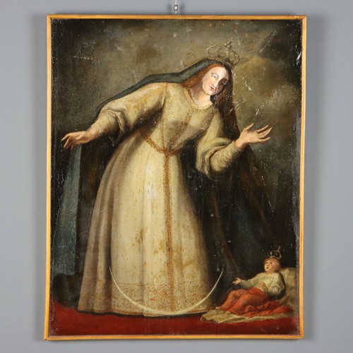 Tableau ancien vièrge - vièrge, marie