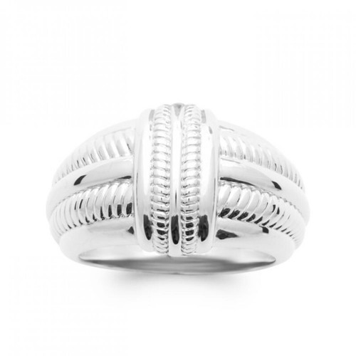 Bague noeud torsadé argent - noeud,