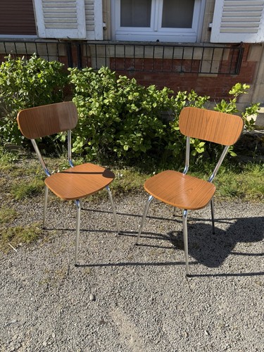 Paire chaises vintage formica - paire,