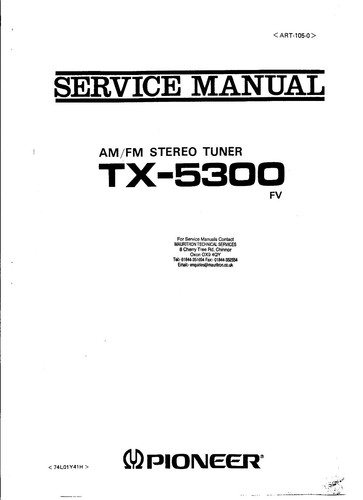 Manuel service pour - manuel, de