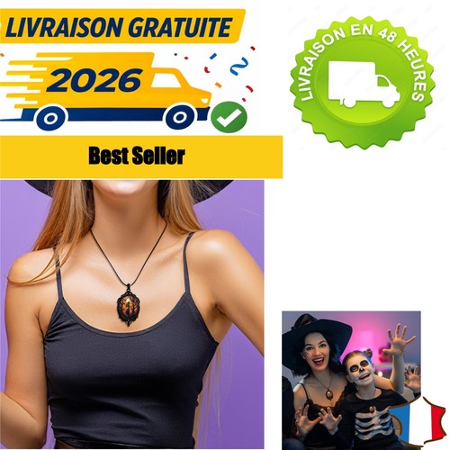 Collier halloween gothique - halloween,