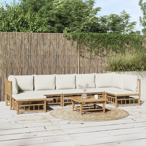 Salon jardin avec coussins - jardin,