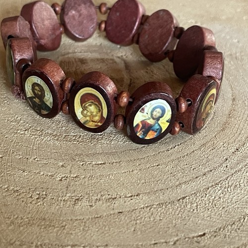 Bracelet élastique bois