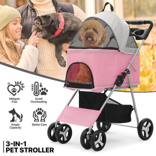 Detachable basket dog - dog, stroller