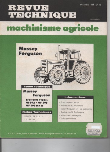 Massey ferguson mf592 mf595 - mf592,