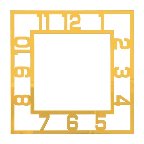 Autocollant horloge moderne - autocollant, d'horloge