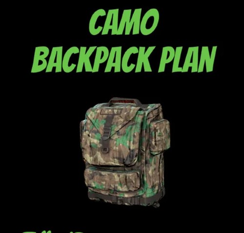 Fallout camo backpack - fallout, 76