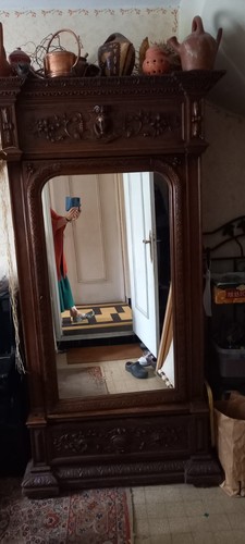 Armoire ancienne bois foncé - ancienne,