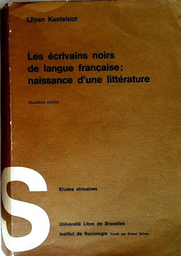 Les ecrivains noirs langue - les, de