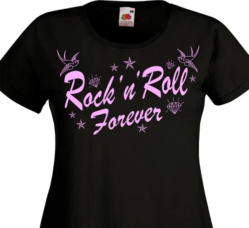 Shirt femme rock roll - t-shirt,
