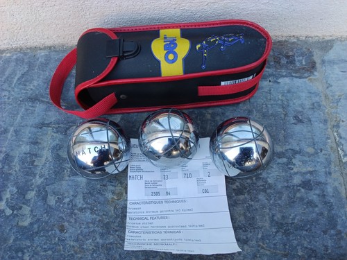 Triplette boules pétanque - de,