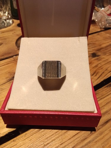 Bague homme chevalière - , en