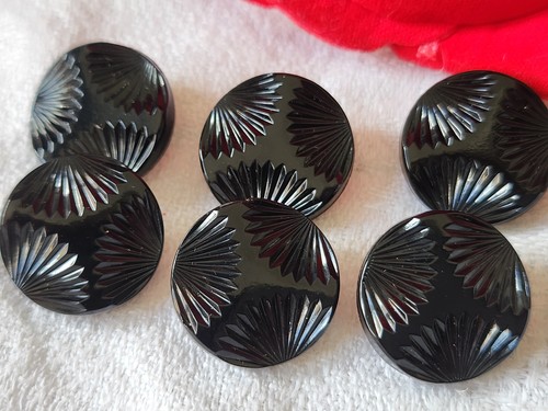 Lot boutons anciens - en, verre