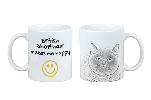 British shorthair tasse avec - british,