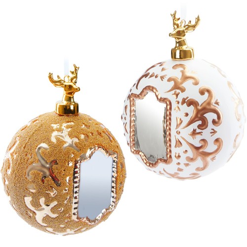 Boule noël verre 10cm - noël,