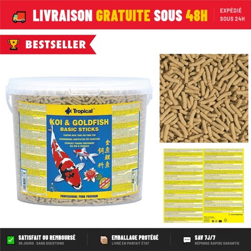 Aliment poissons bassin