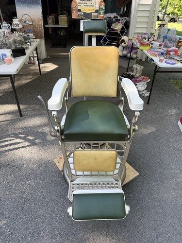 Antique barber chair vintage - antique,