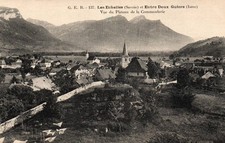 Old postcard 38 - LES ECHELLES and ENTRE-DEUX GUIERS (Isère) - Plateau de la Commanderie