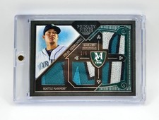 Felix Hernandez 2016 Topps Museum Collection Primary Pieces Quad Patch /5 SSP ?