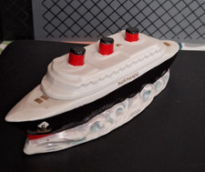 Vide poche en porcelaine "Paquebot Normandie" VINTAGE