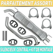 Pot d’échappement central pour Opel Zafira A I 1 2.0 DI 2.0 DTI 2.2 DTI 99-05