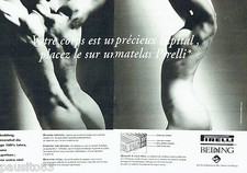 ADVERTISING ADVERTISING 016 1993 Pirelli Bedding Mattresses (2p) topless