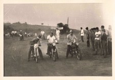OLD PHOTO CIRCA 1960 MOTO CROSS RACING OLD MOTORCYCLES