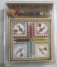 Les Petits Chevaux Mini-game 7 x 7 cm Marc Vidal Made in France