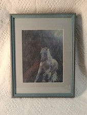 Pastel Encadré Signe Et Daté