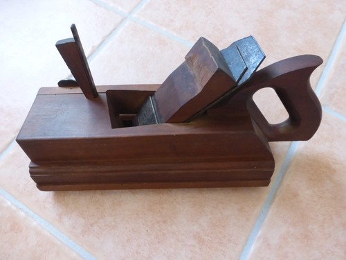 Ancien rabot bois - en, lame