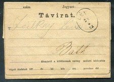 Hongrie 1875 Cachet Ovale