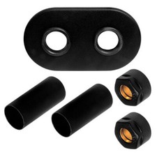 Noir Métal Collier +2x Cu