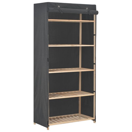 Garde robe blanc 79x40x170 - blanc, cm