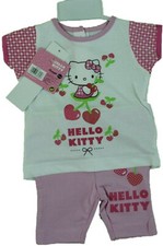 vêtement enfant taille 2 ans Hello kitty avec Tshirt et legging - rose et blanc