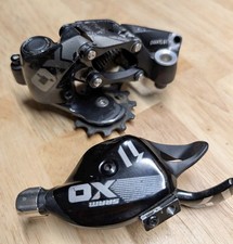 SRAM X01 11 Speed Rear Derailleur/Shifter Carbon Cage EUC 48t Max XX1 Eagle