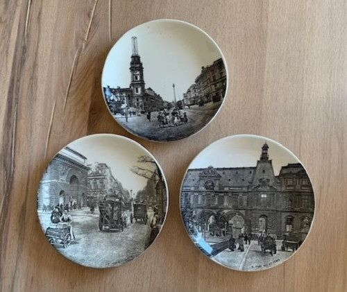 Anciennes assiettes hbc - assiettes,