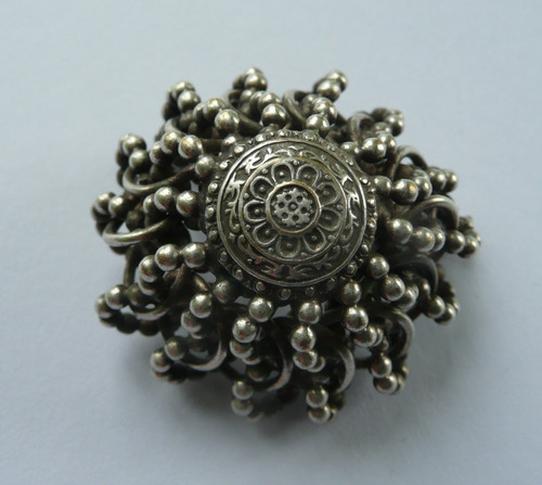 Broche vintage argent - broche, en