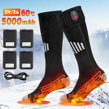 Chaussettes Chauffantes D'Hiver Sport De Plein Air Chauffe-Pieds Chauffant Therm
