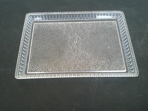Plateau verre cristal - verre, decor
