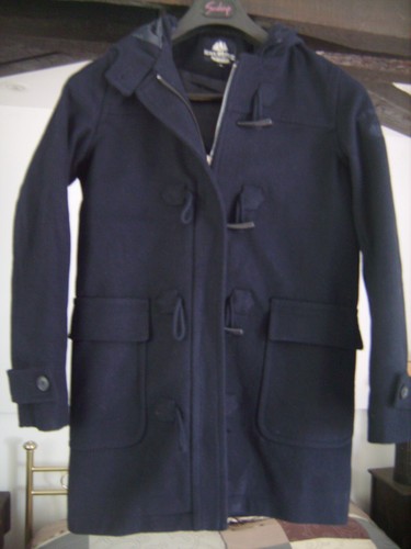 Duffle coat hublot bleu marine - bleu,
