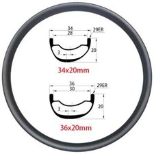 Carbon MTB Bike Wheels 29er Tubeless For Road/Triathlon/TT/XC/Track Bicycle