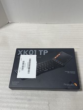 ProtoArc Foldable Wireless Keyboard with Touchpad Bluetooth, Black XK01 TP